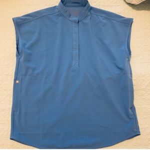 Ceil Blue Rafaela Scrub Top